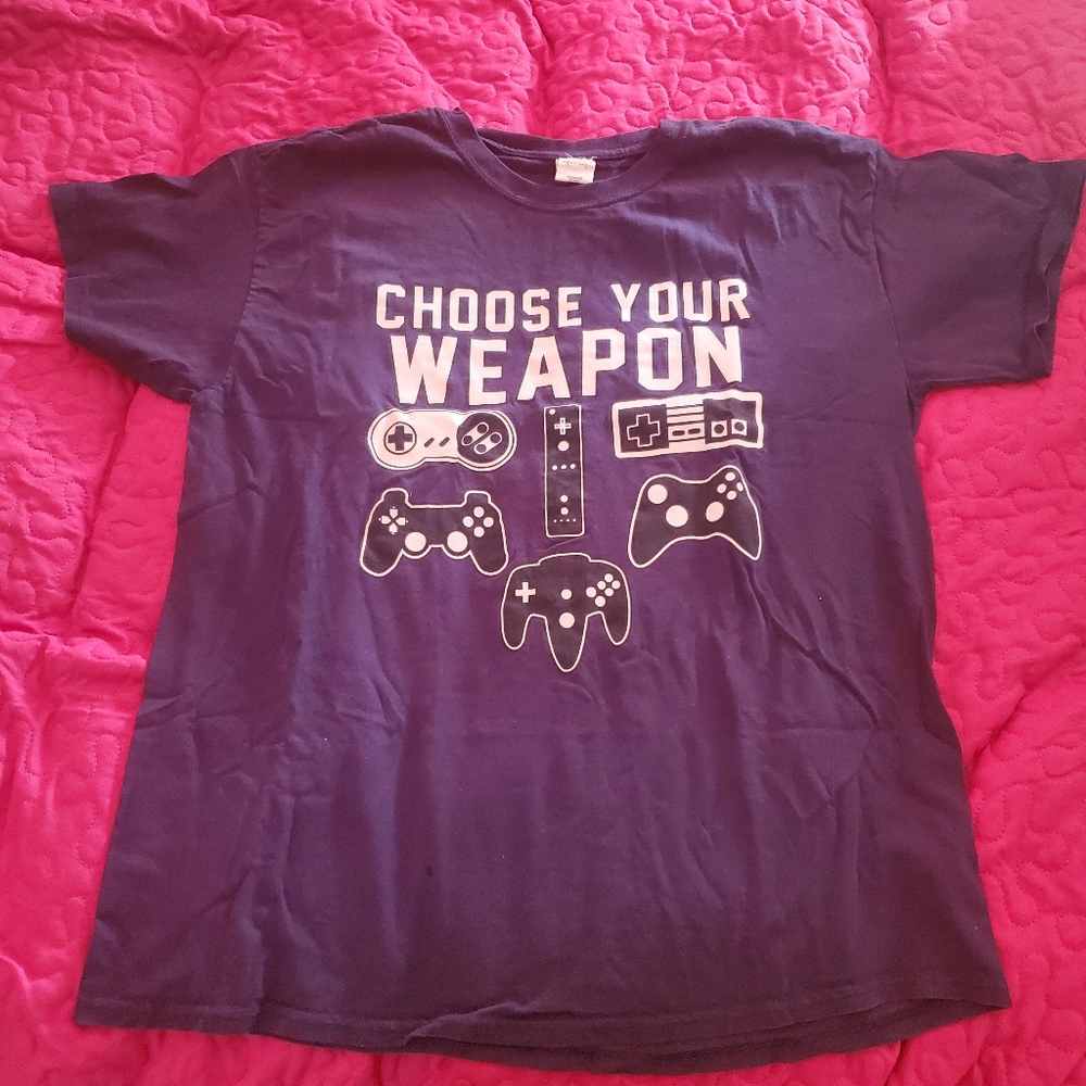 Blue Gaming Controller T-Shirt